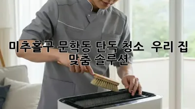 ✨미추홀구 문학동 단독 청소, ✨ 우리 집 ✨맞춤 솔루션✨
